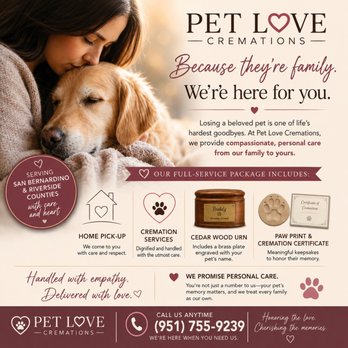Pet Love Cremation Services - Pet Cremation Services Near Me Pet Love Cremation Services - Pet Cremation Services Near Me