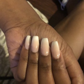 Best Nails - Ombré nude and white. - Nail Salons Near Me - Stone Mountain, Georgia Best Nails - Ombré nude and white. - Nail Salons Near Me - Stone Mountain, Georgia