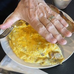 The Village Bakery & Cafe - Size of omelette