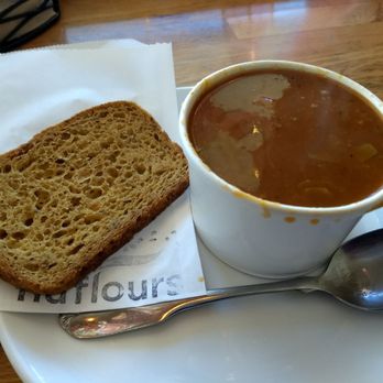 Nuflours - Brussel fazole soup with a piece of toast - Bakeries Near Me - Seattle, Washington