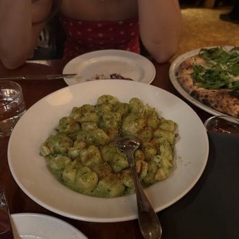 Nostrana - Gnocchi with shrimp, pesto genovese - Italian Near Me - Portland, Oregon