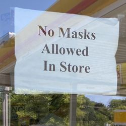 Avenue Shell - Sign on front door