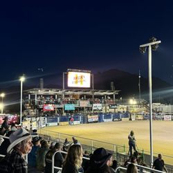 Cave Creek Rodeo - Here's some decent photos of the atmosphere. Cool environment and a good amount of food trucks and venders to buy things
