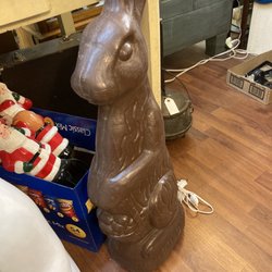 Antiques Attic - Chocolate bunny blow mold