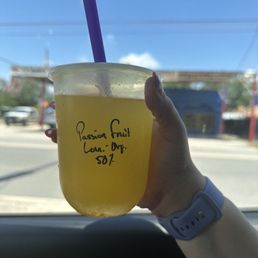 Passion fruit lemonade Passion fruit lemonade