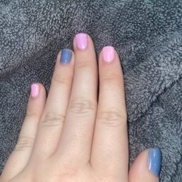 Gel manicure. Gel manicure.