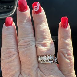 Century Nail Salon - Hand painted Phillies logo