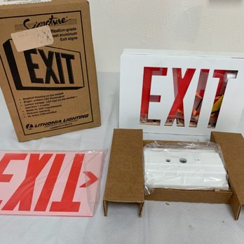 K2 Liquidators - Lithonia Lighted Emergency Exit Signs - Estate Liquidation Near Me - South Daytona, Florida K2 Liquidators - Lithonia Lighted Emergency Exit Signs - Estate Liquidation Near Me - South Daytona, Florida