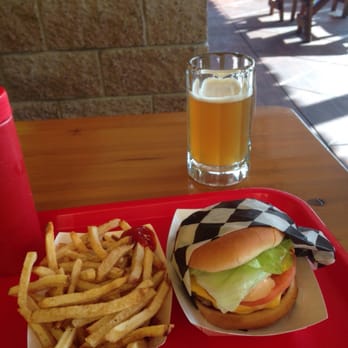 Joe Schmoe's - Got a blue moon cheeseburger with fries.. Delicious - Ice Cream & Frozen Yogurt Near Me - Cypress, California