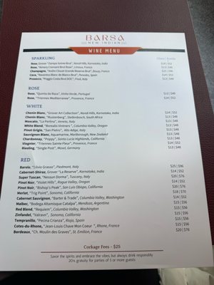 Menu photo 3 Barsa New Indian Durham, NC