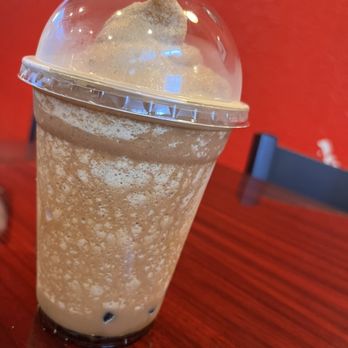 Sizzling Wok - Thai Coffee (frozen) Boba - Chinese Near Me - San Antonio, Texas