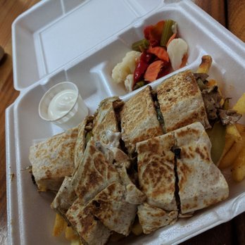 Madina Halal Grill - Chicken shawarma with seasoned fries and garlic sauce - Mediterranean Near Me - Richardson, Texas Madina Halal Grill - Chicken shawarma with seasoned fries and garlic sauce - Mediterranean Near Me - Richardson, Texas