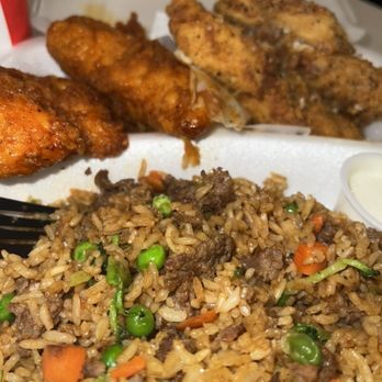 C&C Wings N Grill - fried rice with meat and vegetables - Burgers Near Me - Conyers, Georgia C&C Wings N Grill - fried rice with meat and vegetables - Burgers Near Me - Conyers, Georgia