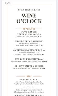 Menu photo 2 Cooper’s Hawk Winery & Restaurant Cincinnati, OH Menu photo 2 Cooper’s Hawk Winery & Restaurant Cincinnati, OH