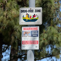 Stoddard Park - Drug-free zone