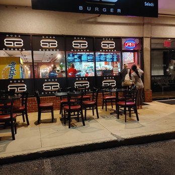 Boss Burger - Store front. Tables are less than 6 feet apart (Inside as well). - American Near Me - Norwalk, Connecticut Boss Burger - Store front. Tables are less than 6 feet apart (Inside as well). - American Near Me - Norwalk, Connecticut