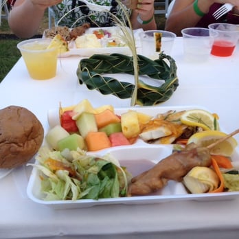Chief's Luau - Shown here is every food item available except the white rice and mashed potatoes - Performing Arts Near Me - Kapolei, Hawaii Chief's Luau - Shown here is every food item available except the white rice and mashed potatoes - Performing Arts Near Me - Kapolei, Hawaii