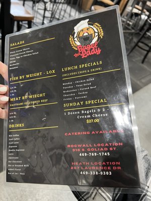 Menu photo 5 The Bagel Lady Rockwall, TX