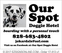 Our Spot Hotel for Dogs - pet boarding facility in Leicester, NC