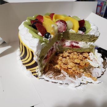 Tai Pan Bakery - "Green Tea Fresh Fruit Cake" - Bakeries Near Me - Flushing, New York Tai Pan Bakery - "Green Tea Fresh Fruit Cake" - Bakeries Near Me - Flushing, New York