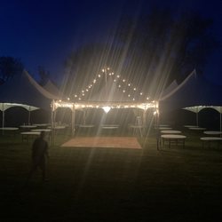Grand Events & Party Rentals - Our Wedding Layout the night before.
