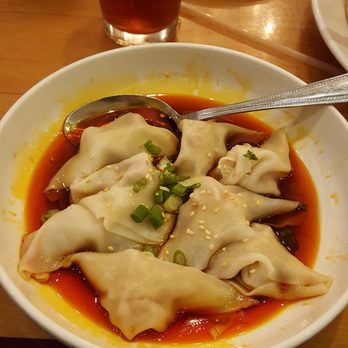 Jeng Chi - Wonton in spicy sauce, was pretty good. - Bakeries Near Me - Richardson, Texas