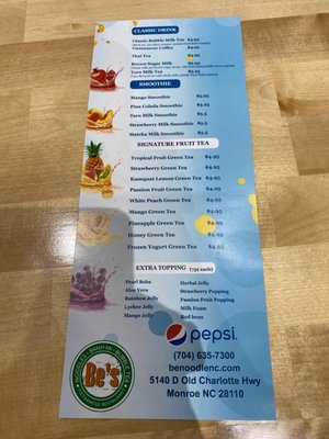 Menu photo 4 Be’s Noodles & Banh Mi Monroe, NC