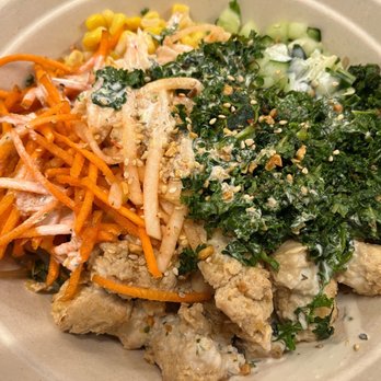 SeoulSpice - JAPCHAE NOODLES and purple rice loaded with tofu and veggies! - Korean Near Me - Washington, DC, District of Columbia SeoulSpice - JAPCHAE NOODLES and purple rice loaded with tofu and veggies! - Korean Near Me - Washington, DC, District of Columbia