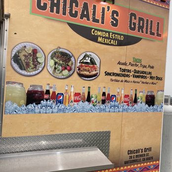 chicalis grill - a food truck with food on it - Tacos Near Me