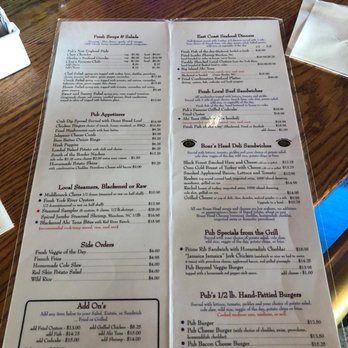 Yorktown Pub - The Menu inside - Pubs Near Me - Yorktown, Virginia Yorktown Pub - The Menu inside - Pubs Near Me - Yorktown, Virginia