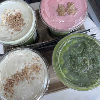 Binge Coffee House - 3 matchas, 1 coffee - Bubble Tea Near Me - San Francisco, California Binge Coffee House - 3 matchas, 1 coffee - Bubble Tea Near Me - San Francisco, California