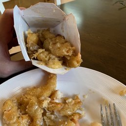 Food looks like it sat for hours. Ugh