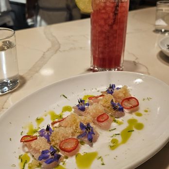 Cento Pasta Bar - Hamachi Crudo - Italian Near Me - Los Angeles, California