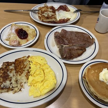 IHOP - Steak too soft... too tender?? No A-1 sauce ( ran out ) ?? - American Near Me - Pomona, California