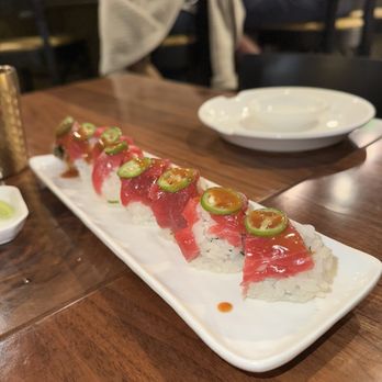 Tanuki - Maguro Jalapeno Roll - Sushi Bars Near Me - San Diego, California Tanuki - Maguro Jalapeno Roll - Sushi Bars Near Me - San Diego, California