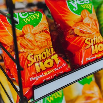 Yesway - a rack of chips in a grocery store - Convenience Stores Near Me - Shallowater, Texas