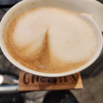 The Spin Coffee and Vinyl - Peanut Butter Vanilla Latte - Coffee & Tea Near Me - Dallas, Texas