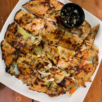 Okja K-Pub & Restaurant - Seafood pancake - Korean Near Me - Cary, North Carolina