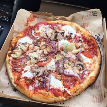 Blaze Pizza - Mozzarella. Ricotta. Pepperoni. Mushroom. Artichoke. Red onions. Roasted garlic. Oregano. - Salad Near Me - Southgate, California
