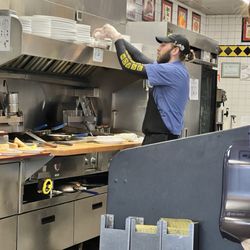 Waffle House - Manager/ cook do better, don't fuss at your employees in front of customers.