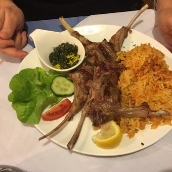 Solmser Hof - Lamb chops with homemade meat sauce and rice - Greek Near Me - Braunfels, HE