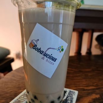 BobaLicious & Bites - The Purist, classic black milk with boba - Bubble Tea Near Me - Monterey, California BobaLicious & Bites - The Purist, classic black milk with boba - Bubble Tea Near Me - Monterey, California