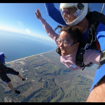 GoJump Oceanside - Thank you Chris (my pilot) and Chris (videographer) for bringing me back to the ground when I felt so high with the rush! - Skydiving Near Me - Oceanside, California