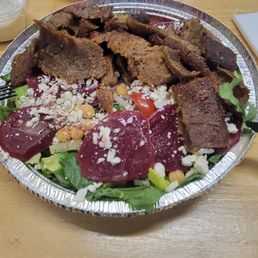 Greek salad! Ooooh so delicious! Greek salad! Ooooh so delicious!