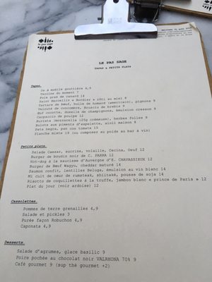 Menu photo 1 Bar à Vin Le Pas Sage Paris, 75