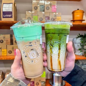 Le'Drip Coffee And Tea - Pandan bac siu and brown sugar matcha @Clutchcitychows - Coffee & Tea Near Me - Houston, Texas Le'Drip Coffee And Tea - Pandan bac siu and brown sugar matcha @Clutchcitychows - Coffee & Tea Near Me - Houston, Texas