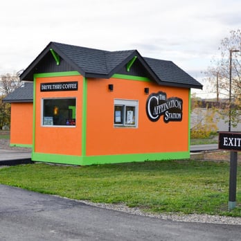 The Caffeination Station - an orange and green building - Coffee & Tea Near Me - Taylor, British Columbia The Caffeination Station - an orange and green building - Coffee & Tea Near Me - Taylor, British Columbia