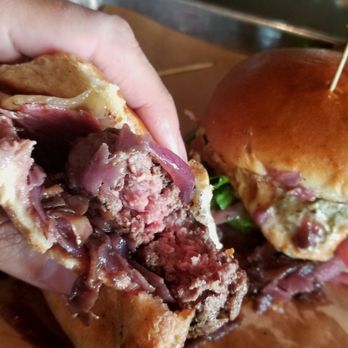 Charred Burger + Bar - Look at how perfectly cooked that is. - Burgers Near Me - Omaha, Nebraska Charred Burger + Bar - Look at how perfectly cooked that is. - Burgers Near Me - Omaha, Nebraska
