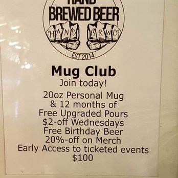 Hand-Brewed Beer - Mug Club (05/11/19). @HandBrewedBeer #Chatsworth #SFV #CraftBeer #Beer - Breweries Near Me - Los Angeles, California Hand-Brewed Beer - Mug Club (05/11/19). @HandBrewedBeer #Chatsworth #SFV #CraftBeer #Beer - Breweries Near Me - Los Angeles, California