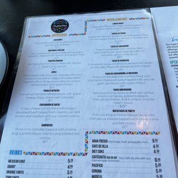 Indita Mia - Menu - Mexican Near Me - Tacoma, Washington Indita Mia - Menu - Mexican Near Me - Tacoma, Washington